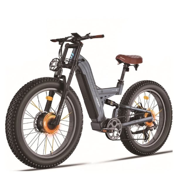 FREESKY M530 elcykel 30AH batteri, 2*1000W motor, 150km räckvidd, 60km/h hastighet, 26*4.0 tums fettdäck, hydraulisk skivbroms