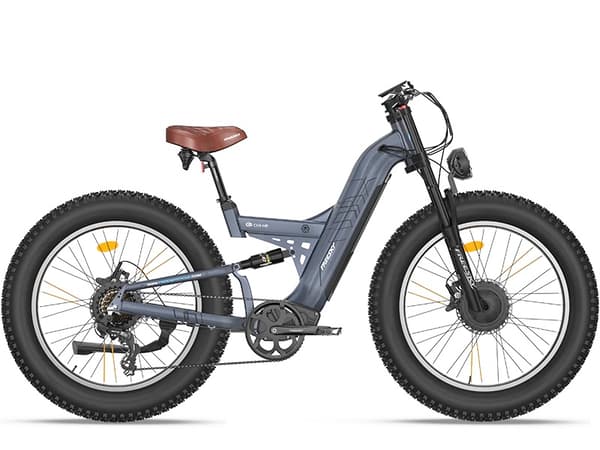 FREESKY M530 elcykel 30AH batteri, 150km räckvidd, 2*1000W motor, 60km/h hastighet, 26*4.0 tums fettdäck, hydraulisk skivbroms