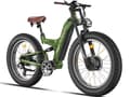 Miniatyrbild 2 av 11: FREESKY M530 elcykel 30AH batteri, 150km räckvidd, 2*1000W motor, 60km/h hastighet, 26*4.0 tums fettdäck, hydraulisk skivbroms