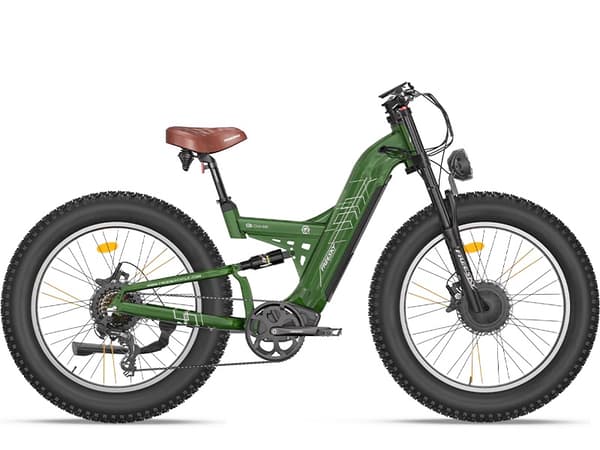 FREESKY M530 elcykel 30AH batteri, 150km räckvidd, 2*1000W motor, 60km/h hastighet, 26*4.0 tums fettdäck, hydraulisk skivbroms