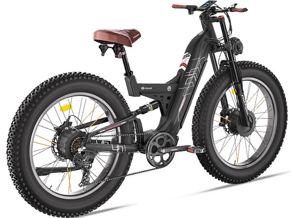 FREESKY M530 elcykel 30AH batteri, 150km räckvidd, 2*1000W motor, 60km/h hastighet, 26*4.0 tums fettdäck, hydraulisk skivbroms