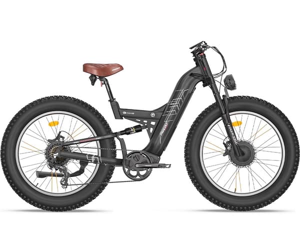 FREESKY M530 elcykel 30AH batteri, 150km räckvidd, 2*1000W motor, 60km/h hastighet, 26*4.0 tums fettdäck, hydraulisk skivbroms