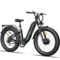 Miniatyrbild 2 av 11: FREESKY M540 elcykel 3000W motor, 23AH batteri, 150km räckvidd, 50km/h hastighet, 26*4.0 tums fettdäck, hydraulisk skivbroms