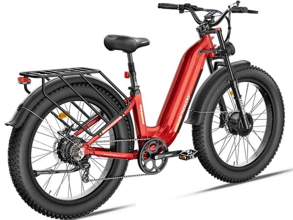 FREESKY M540 elcykel 23AH batteri, 150km räckvidd, 3000W motor, 50km/h hastighet, 26*4.0 tums fettdäck, hydraulisk skivbroms