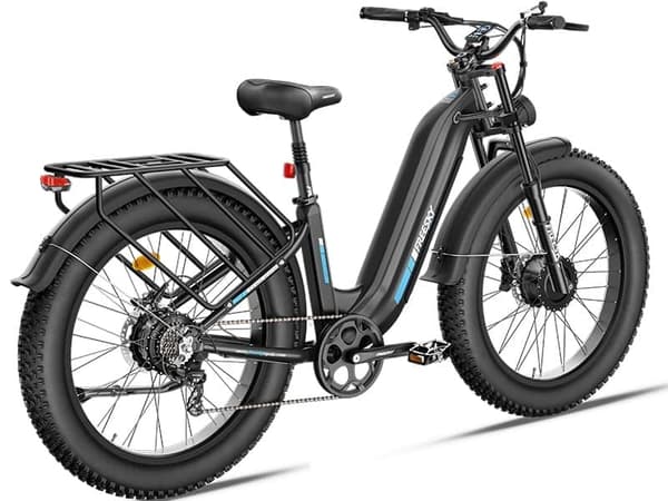 FREESKY M540 elcykel 23AH batteri, 150km räckvidd, 3000W motor, 50km/h hastighet, 26*4.0 tums fettdäck, hydraulisk skivbroms
