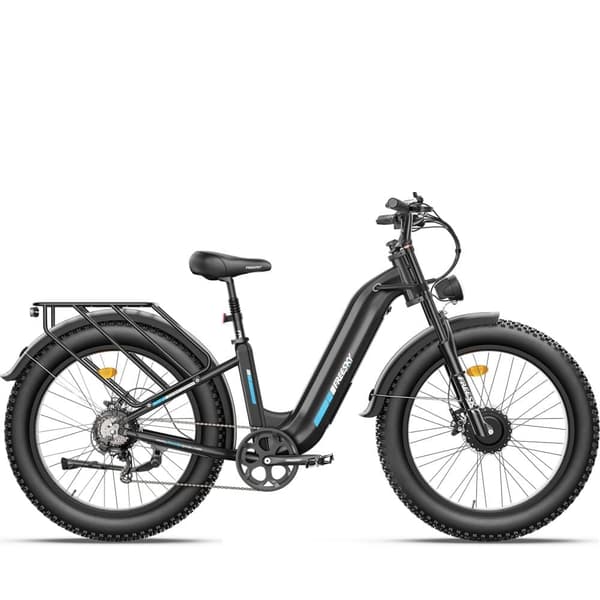 FREESKY M540 elcykel 23AH batteri, 150km räckvidd, 3000W motor, 50km/h hastighet, 26*4.0 tums fettdäck, hydraulisk skivbroms