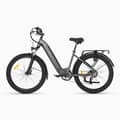 Miniatyrbild 4 av 5: Elcykel DYU C1 26 Tum 25km/h - Motor 250W Batteri 36V10Ah Skivbromsar - Grå Blå
