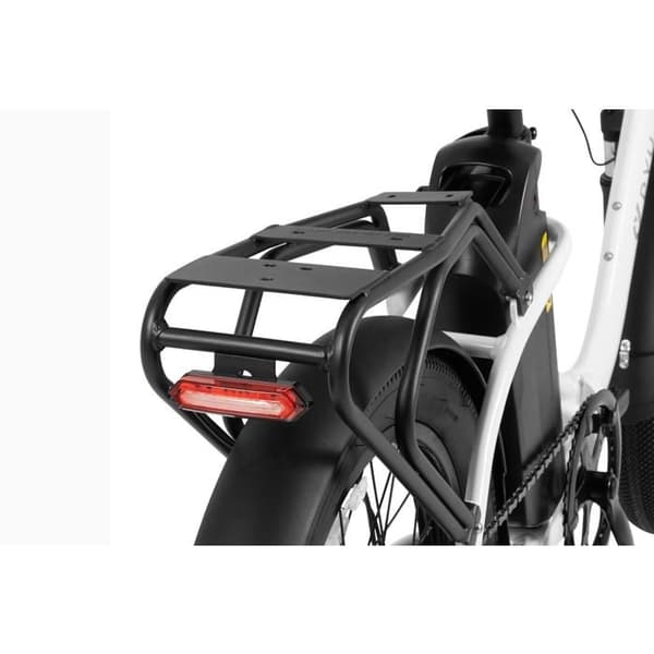 DYU C9 20 tum långdistans e-cykel Motor nominel 250 Watt Batteri 48V 15.6A 25km/h Vikt med broms 30kg Max räckvidd 150km Vit
