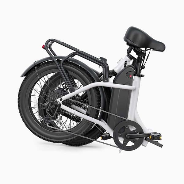 DYU C9 20 tum långdistans e-cykel Motor nominel 250 Watt Batteri 48V 15.6A 25km/h Vikt med broms 30kg Max räckvidd 150km Vit