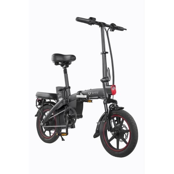 DYU A5 Elcykel Svart Smart Elcykel 14 tum 350W 7,5Ah 48V Avtagbar