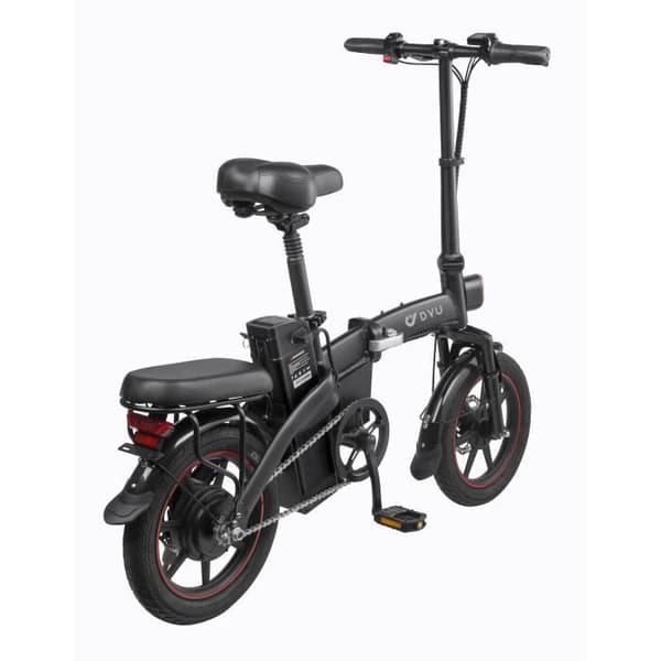 DYU A5 Elcykel Svart Smart Elcykel 14 tum 350W 7,5Ah 48V Avtagbar