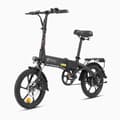 Miniatyrbild 1 av 4: Vikbar elcykel DYU A1F Pro Räckvidd 40 km 25 km/h Motor 250W 16 tum Stadse-bike Pedalassistans 36V7.5Ah Svart