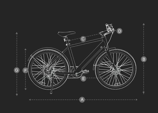 Lätt stads elcykel i aluminium DYU Stroll 1 – Räckvidd 100 km, motor 36 V 250 W, däck 700C – Svart