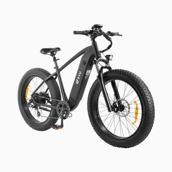 Elcykel - DYU - KING750 - Räckvidd 130 km - Motor 750W - 26-tums terrängdäck