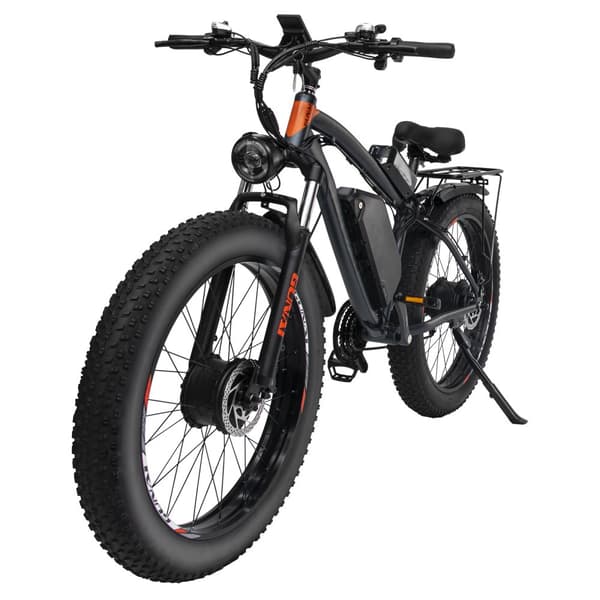 GUNAI GN88 elcykel 22AH batteri, 100km räckvidd, 2*1000W motor, 55km/h hastighet, 26*4.0 tums fatdäck, SHIMANO 21-växlad, hydraulisk oljebroms
