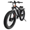 Miniatyrbild 1 av 11: GUNAI GN88 elcykel 22AH batteri, 100km räckvidd, 2*1000W motor, 55km/h hastighet, 26*4.0 tums fatdäck, SHIMANO 21-växlad, hydraulisk oljebroms