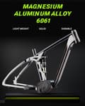 Miniatyrbild 8 av 11: DUOTTS S26 Elcykel | 750W*2+ 48V 20Ah | 26” breda däck | 120 km räckvidd | hydraulisk broms | terräng | 2025 års ny modell