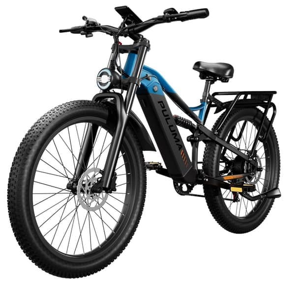 PULUMA PE86 sähköpyörä - 500W, 48V20Ah Samsung-akku, 70 km:n toimintasäde, Shimano 7-vaihteinen vaihteisto, DNM-jousitus
