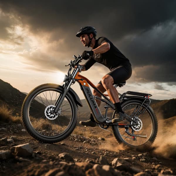 PULUMA PE86pro Dual Drive Elcykel - 2×500W motorer, 48V20Ah Samsung batteri, 50 km / t, Shimano 7-trins gearkasse, DNM affjedringssystem