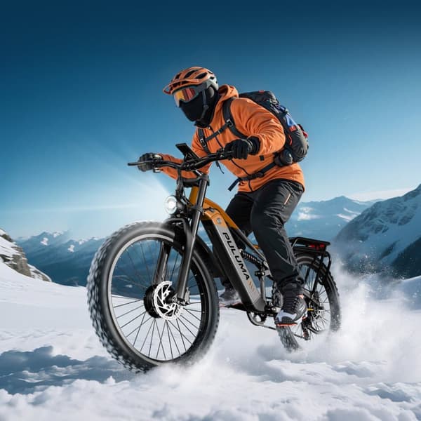 PULUMA PE86pro Dual Drive Elcykel - 2×500W motorer, 48V20Ah Samsung batteri, 50 km / t, Shimano 7-trins gearkasse, DNM affjedringssystem