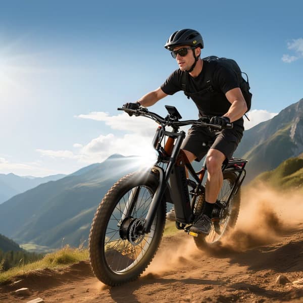 PULUMA PE86pro Dual Drive Elcykel - 2×500W motorer, 48V20Ah Samsung batteri, 50 km / t, Shimano 7-trins gearkasse, DNM affjedringssystem