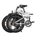 Miniatyrbild 2 av 5: Fällbar elcykel ENGWE ENGINE X Räckvidd 120 km 42 km/h Fullfjädring Batteri 48V13Ah Däck 20 tum VTT Fat bike vit