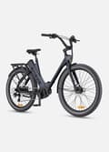 Miniatyrbild 2 av 6: Elcykel-ENGWE P275 ST-36V19.2AH Batteri, 250W Motor, 27.5*2.4 Tum Stora Däck, Räckvidd 260km, Svart