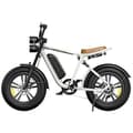 Miniatyrbild 1 av 6: ENGWE M20 - Elcykel, 1000W 48V13AH/ 7 Växlar - Topp 28mph, 20" × 4.0 Breda däck, Räckvidd 75km - Vit