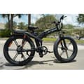Miniatyrbild 4 av 4: ENGWE X26 Elcykel 26*4,0 tum Tjocka Däck, 48V 1000W Motor, 29,2Ah Batteri, Max 50 km-h - Svart