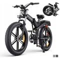 Miniatyrbild 1 av 4: ENGWE X26 Elcykel 26*4,0 tum Tjocka Däck, 48V 1000W Motor, 29,2Ah Batteri, Max 50 km-h - Svart