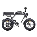 Miniatyrbild 3 av 6: ENGWE M1 - Elcykel 20" - Räckvidd 90km - Batteri 48V15.6Ah - Fullupphängd - Shimano 7 växlar - MTB fat bike, Svart
