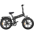 Miniatyrbild 2 av 4: Fällbar elcykel ENGWE ENGINE Pro 2.0 Räckvidd 110km Batteri 52V16Ah Helt upphängd Snötub 20 tum VTT Fat bike Svart