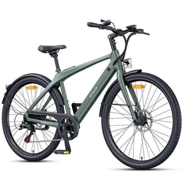 Elcykel ENGWE MAPFOUR N1 Air - 100 km räckvidd - Batteri 36V13Ah - Motor 250W - Kolfiberställning - Grön