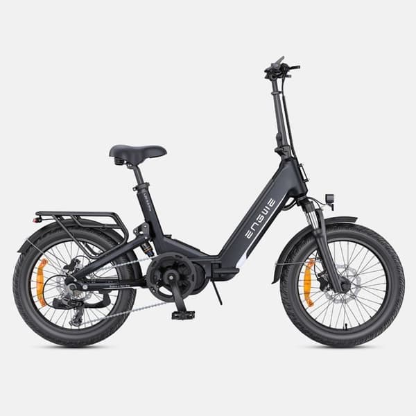 Växelscykel ENGWE L20 3.0 PRO - Motor 250W 48V15AH Däck på 20 Tum TÜV Certifierad Hydrauliska Skivbromsar - Svart
