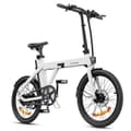 Miniatyrbild 2 av 4: ENGWE P20 hopfällbar elcykel Räckvidd 100km 250W motor 36V9.6Ah batteri Skivbroms 20 tums däck vit stadscykel