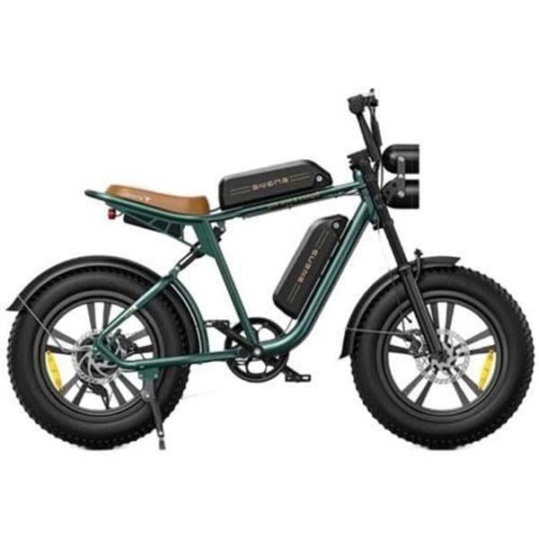 ENGWE M20 - Elcykel 20" - Räckvidd 120km - Batteri 48V26Ah - Helt upphängd - Shimano 7 växlar - MTB fat bike, Grön
