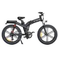 Miniatyrbild 1 av 6: ENGWE X26 - Elcykel, 1000W 48V29.2AH/ 8 Växlar - Topp 31mph, 26" × 4.0 Breddäck, Räckvidd 100km - Svart