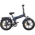 Miniatyrbild 2 av 4: Viktre elektrisk hopfällbar ENGWE ENGINE Pro 2.0 Räckvidd 110km Batteri 52V16Ah Helt upphängd Snö däck 20 tum VTT Fat bike blå