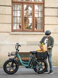 Miniatyrbild 3 av 6: ENGWE L20 BOOST - Elektrisk cykel 20" - Räckvidd 140 km - Avtagbart batteri 48V13Ah - Motor 250W - 7 växlar - VTC Fat bike, Svart
