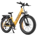 Miniatyrbild 1 av 4: Elcykel ENGWE E26 ST Räckvidd 140km Motor 250W Batteri 48V16Ah Framdämpare Snökudde däck 26 tum VTC Fat bike Gul