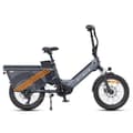 Miniatyrbild 2 av 6: ENGWE LE20 - Elcykel 20" - Räckvidd 150 km - Batteri 48V19.2Ah - med framfjädring - 7 växlar - Cargo Fat bike, Grå