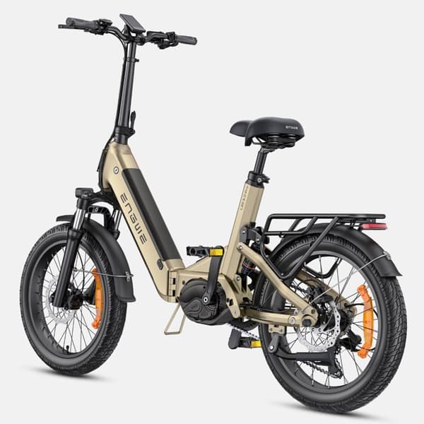 Växelcykel ENGWE L20 3.0 PRO - 250W Batteri 48V15AH 20-tums Däck TÜV Certifierat Hydrauliska Skivbromsar - Guld