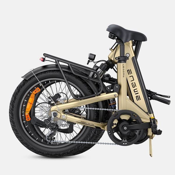 Växelcykel ENGWE L20 3.0 PRO - 250W Batteri 48V15AH 20-tums Däck TÜV Certifierat Hydrauliska Skivbromsar - Guld