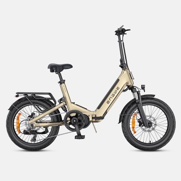 Växelcykel ENGWE L20 3.0 PRO - 250W Batteri 48V15AH 20-tums Däck TÜV Certifierat Hydrauliska Skivbromsar - Guld