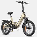 Miniatyrbild 1 av 5: Växelcykel ENGWE L20 3.0 PRO - 250W Batteri 48V15AH 20-tums Däck TÜV Certifierat Hydrauliska Skivbromsar - Guld