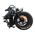 Miniatyrbild 3 av 11: DRVETION AT20 elcykel 750W motor, 15AH batteri, 80 km räckvidd, 25 km/h hastighet, 20*4,0 tums fatdäck, SHIMANO 7 växlad - mattblå