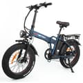Miniatyrbild 2 av 11: DRVETION AT20 elcykel 750W motor, 15AH batteri, 80 km räckvidd, 25 km/h hastighet, 20*4,0 tums fatdäck, SHIMANO 7 växlad - mattblå