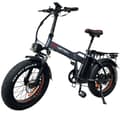 Miniatyrbild 1 av 11: DRVETION AT20 elcykel 750W motor, 15AH batteri, 80 km räckvidd, 25 km/h hastighet, 20*4,0 tums fatdäck, SHIMANO 7 växlad - svart och grå