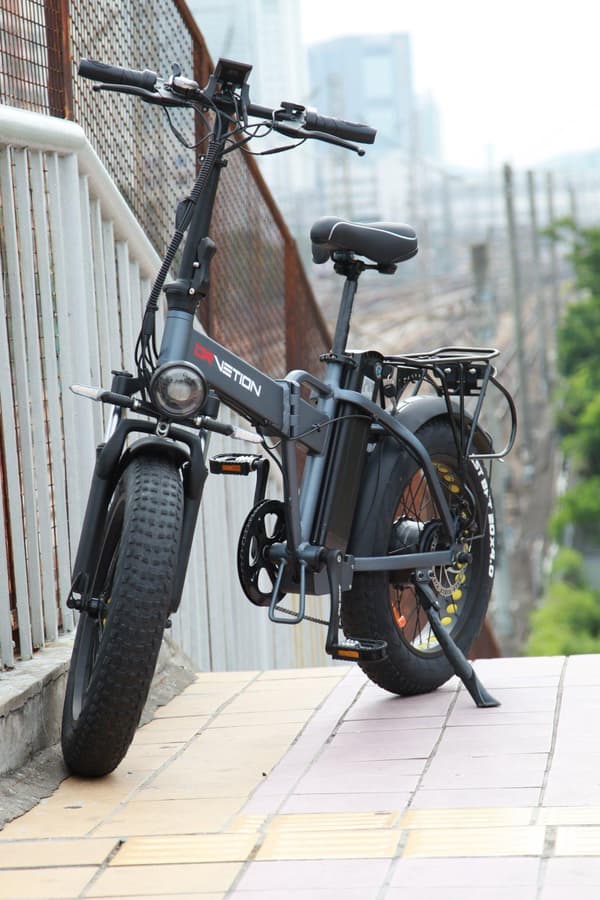 DRVETION AT20 elcykel 15AH batteri, 80 km räckvidd, 750W motor, 25 km/h hastighet, 20*4,0 tums fatdäck, SHIMANO 7 växlad - svart och grå