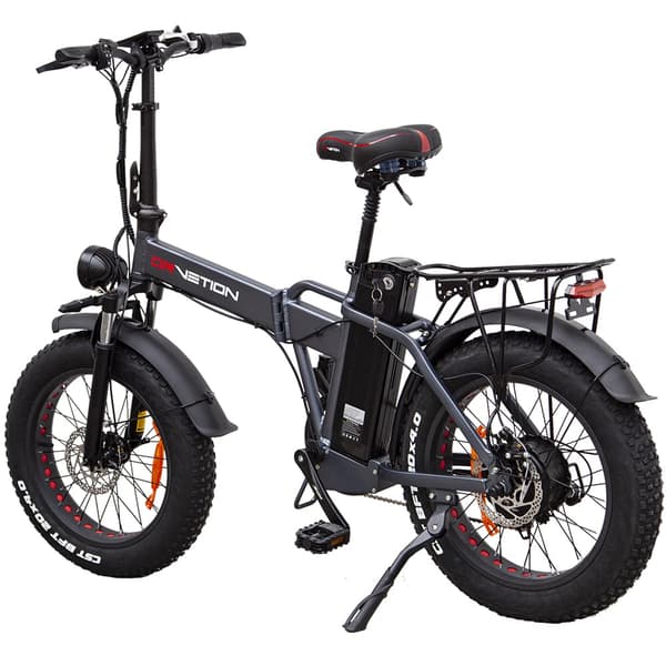 DRVETION AT20 elcykel 15AH batteri, 80 km räckvidd, 750W motor, 25 km/h hastighet, 20*4,0 tums fatdäck, SHIMANO 7 växlad - svart och grå